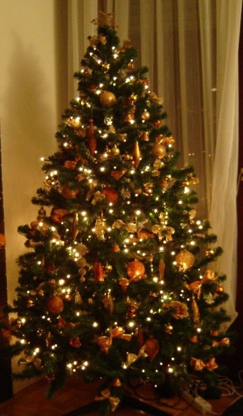Naše prelepo božično drevesce
