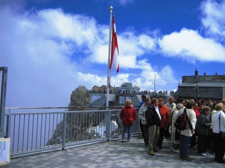 najvišji vrh Nemčije/Bavarska Zugspitze 2964 m/26.8.2006