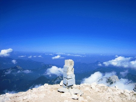 Vrh Grintovca 2558 m