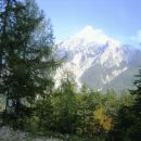 panorama vrhov v Dolomitih