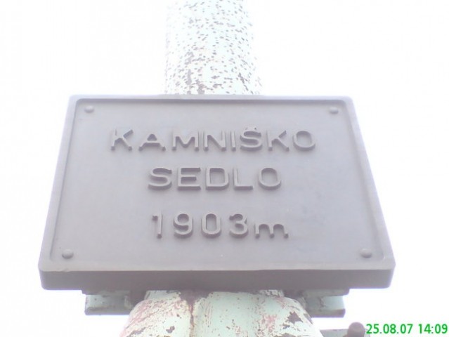 Kamnisko sedlo - foto