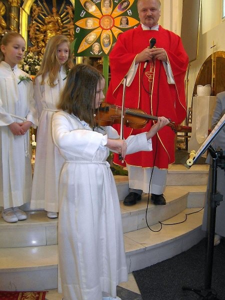 Prvo obhajilo in blagoslov igral 2008 - foto povečava