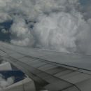 Pa malo oblakov se iz zraka - med notranjim letom iz Brisbana v Sydney