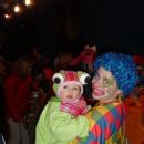 Jaz in moja mami na pustnem karnevalu.