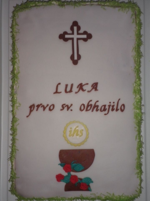 Torta za prvo sveto obhajilo