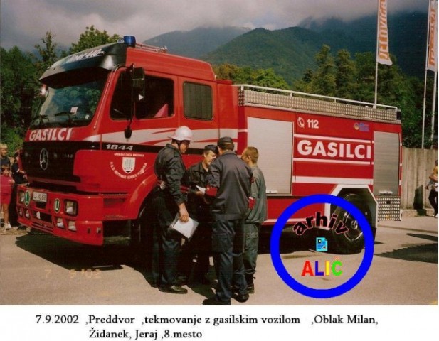2002 / 7.9.Preddvor - Tekmovanje z gasilskim  - foto