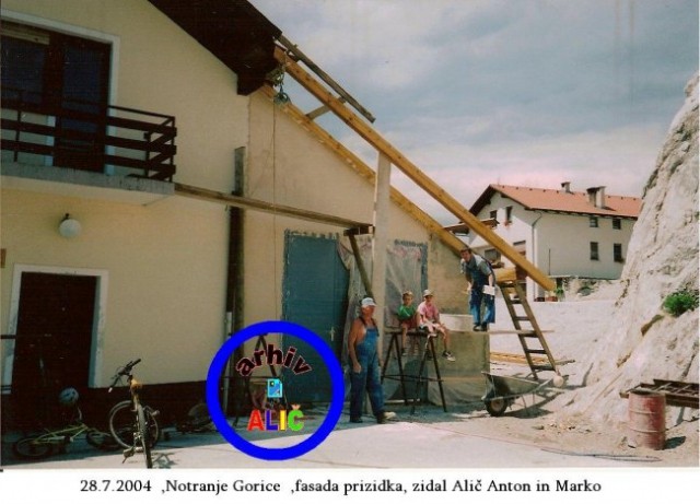 2005 / 25.5. Gradnja prizidka gasilskega doma - foto