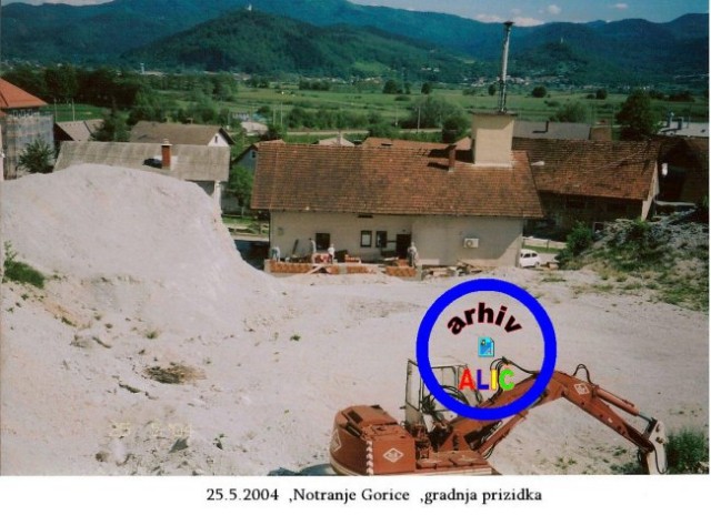 2005 / 25.5. Gradnja prizidka gasilskega doma - foto