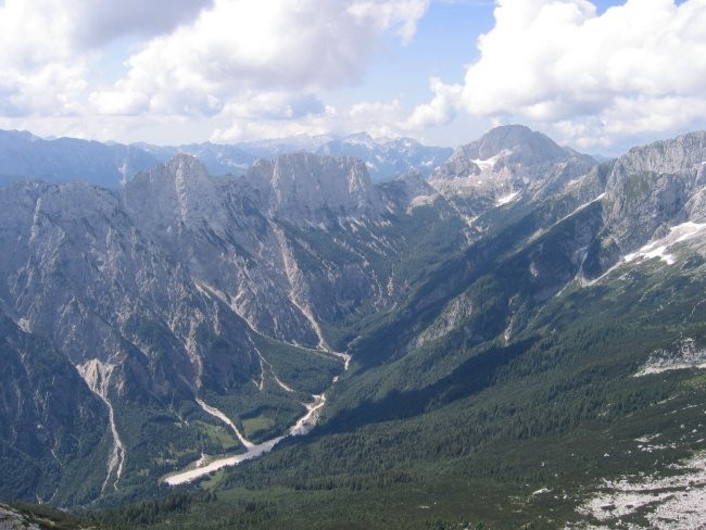 Gore nad Zadnjo Trento (Trentski Pelc, Srebrnjak, Bavški Grintavec)