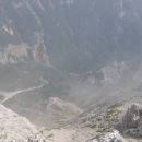 Z vrha Brane proti Logarski dolini (viden slap Rinka)