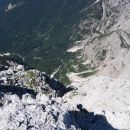 Žabniška krnica s kočo Pellarini z vrha Divje koze