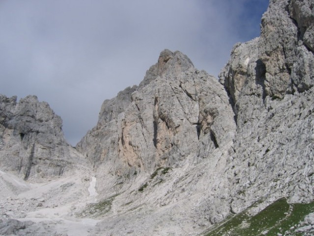 Krniška škrbina in Trbiška Krniška špica