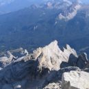 Dolgi je greben, po katerem sva priplezala na vrh Tofane di Mezzo