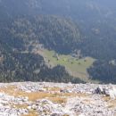 Planina Laz (slikano med sestopom z Debelega vrha)