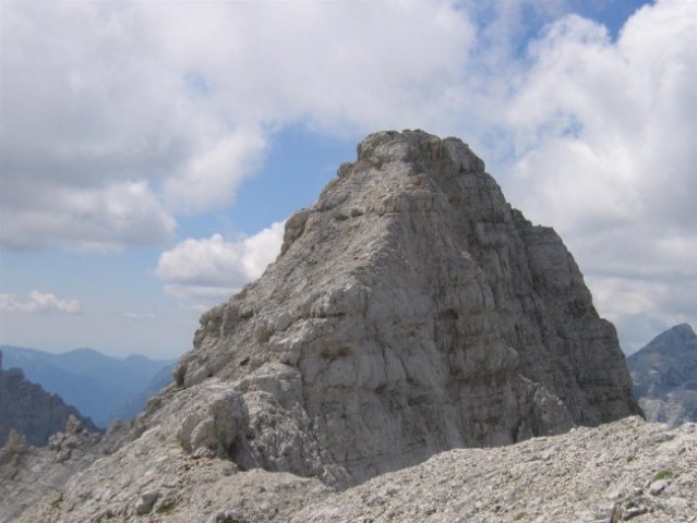 Na grebenu Rakove špice - pogled proti (pred)vrhu