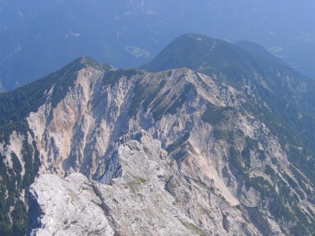 Pogled s Kukove špice proti Vrtaškemu Slemenu