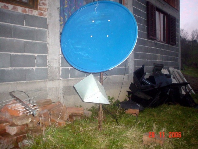 Izrada 3dkorner antene - foto povečava