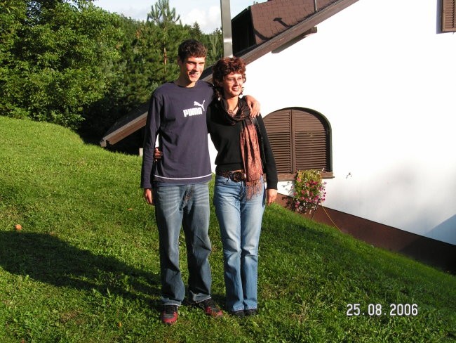 Sonja s sinom Simonom
