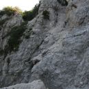 Izhod iz širokega grabna ...