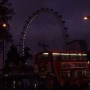 London Eye in bus