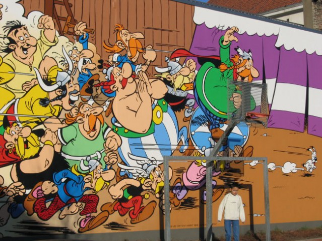 Asterix na zidu