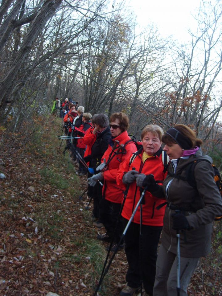 Kras od Peska do Fernetičev 27.11.2011 - foto povečava