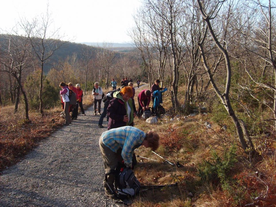 Kras od Peska do Fernetičev 27.11.2011 - foto povečava