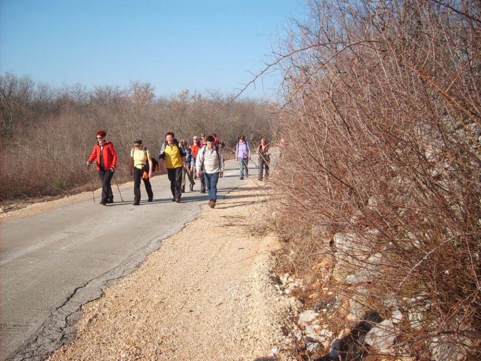 Krk Gabonjina, Dobrinja in Čižiči 25.02.2012 - foto povečava