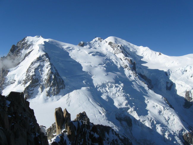Mont Blanc od najbližje, kar ga bom jaz kdaj videla