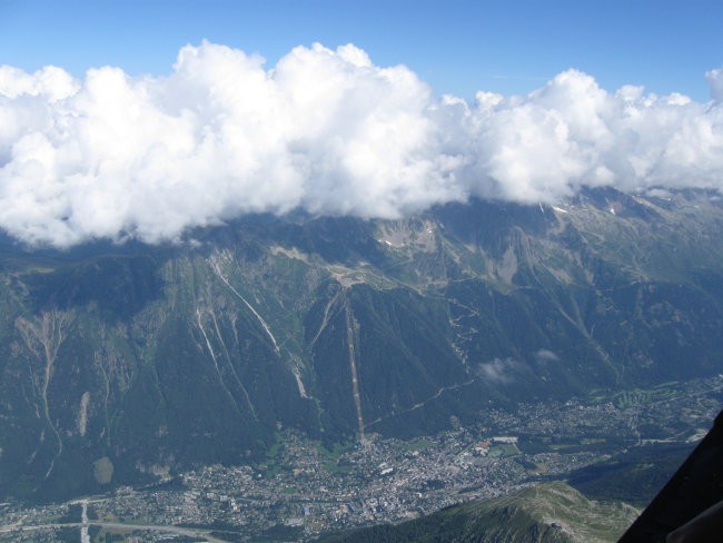 Pogled na Chamonix