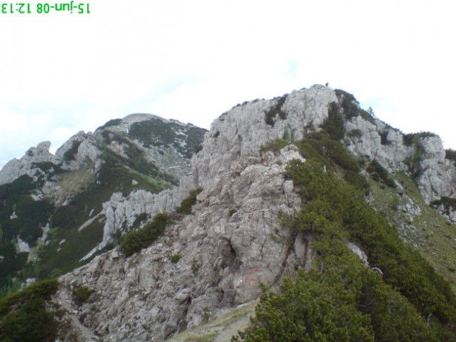 Levo je vrh Brda - 2008m