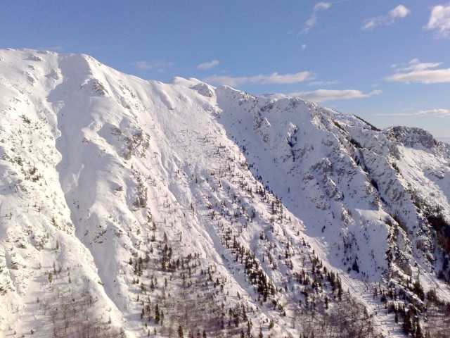 Bašeljski vrh 23.12.2008 - foto