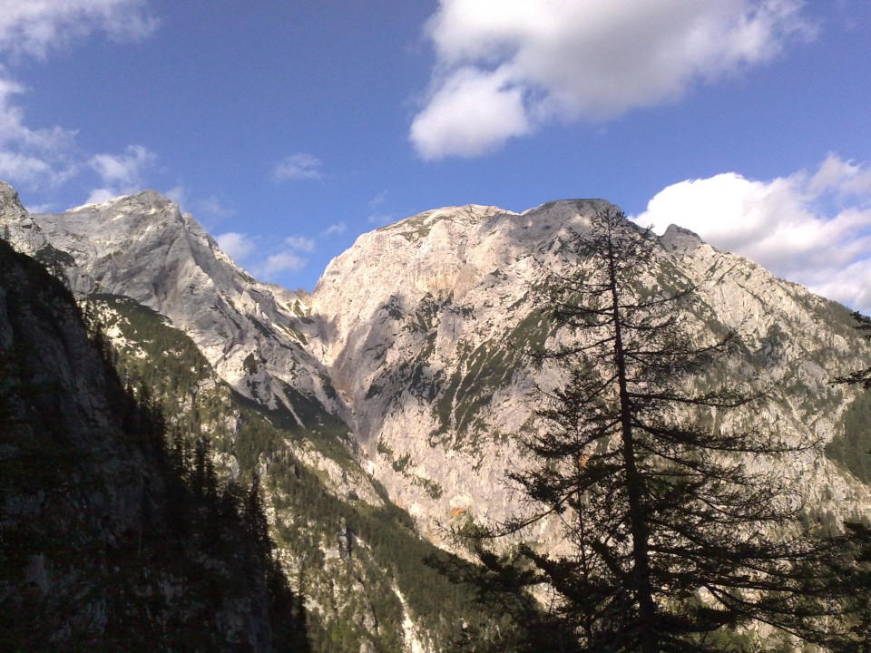 Grintovec čez Dolge stene  30.8.2009 - foto povečava