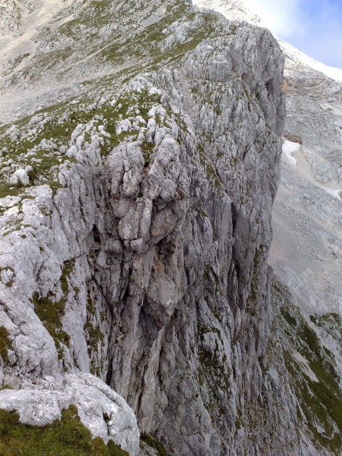 Grintovec čez Dolge stene  30.8.2009 - foto