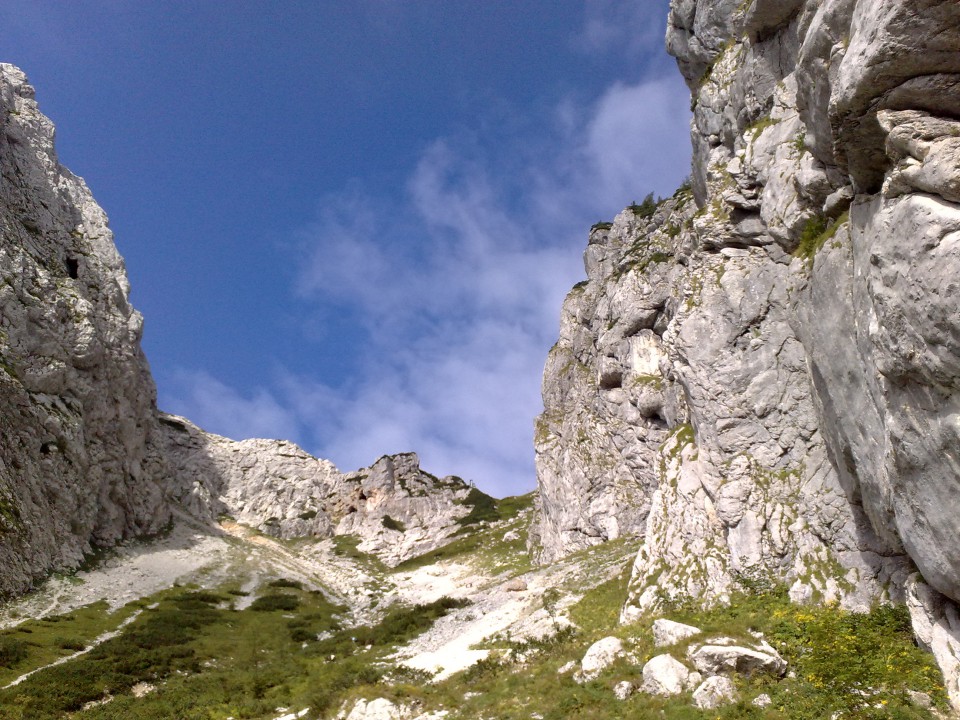 Grintovec čez Dolge stene  30.8.2009 - foto povečava