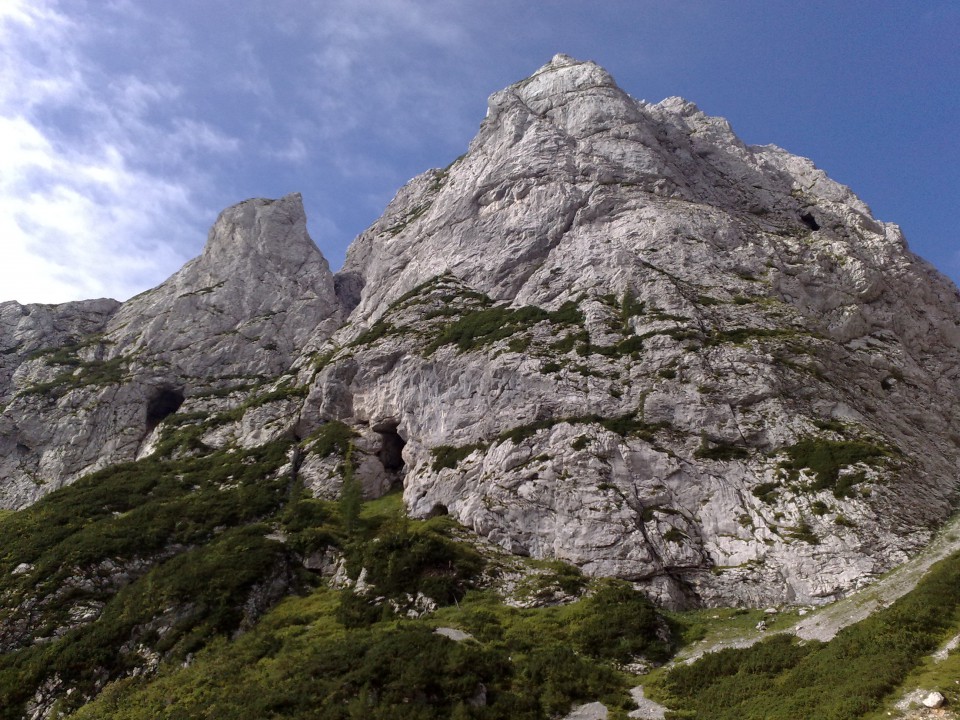 Grintovec čez Dolge stene  30.8.2009 - foto povečava