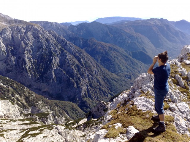 Grintovec čez Dolge stene 4.10.2009 - foto