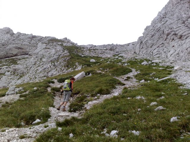 Žmavčarji - sleme - kok. sedlo 8.8.2010 - foto