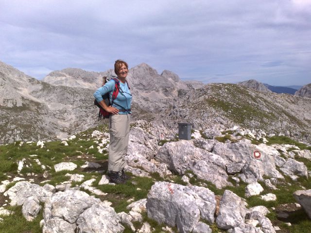 Vrh kalškega grebena 2224m