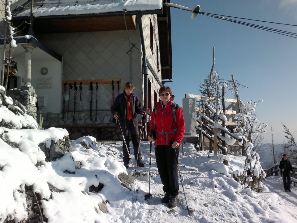 Lubnik iz breznce  po grebenu 22.01.2011 - foto povečava