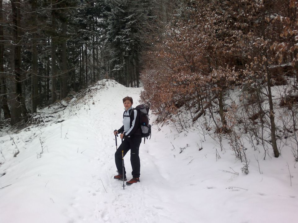 mimo tovorne žičnice ( suha ) levo po prečki