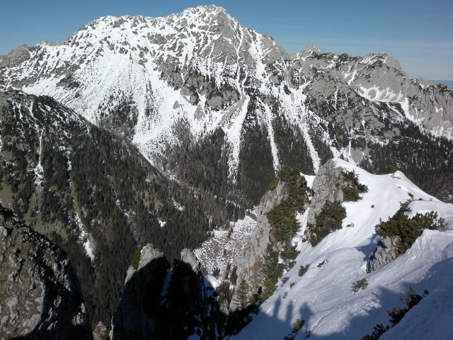 Vrtača, desno palec in na možeh