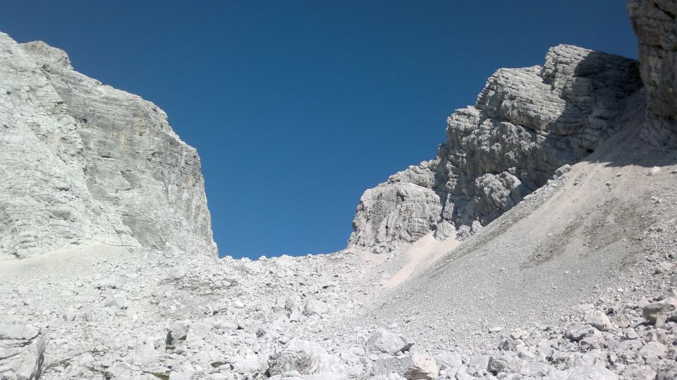 prehod v tamar, desno - jalovška škrbina