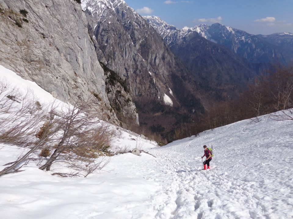 odločiva se za spust po grapi