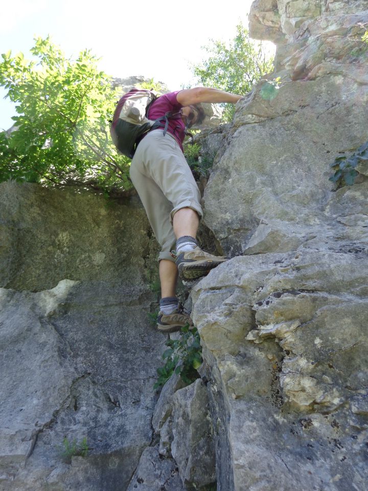 Glinščica, Comicijev greben, 14.05.2014 - foto povečava