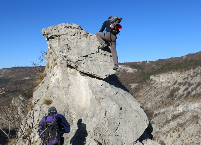 Glinščica, Comicijev greben, 30.12.2016 - foto