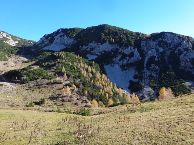Krvavec - vrh Korena- Dolge njive, 19.10.2017 - foto
