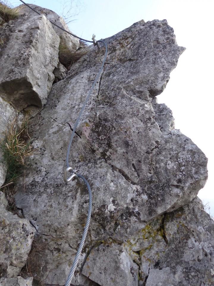 Ferata Bruno Biondi, Glinščica, 28.01.2018 - foto povečava