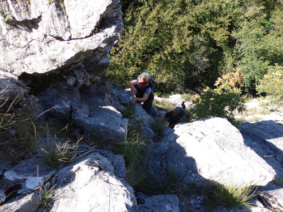 Glinščica - Comicijev greben, 05.10.2018 - foto povečava