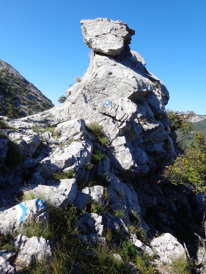 Glinščica - Comicijev greben, 05.10.2018 - foto povečava